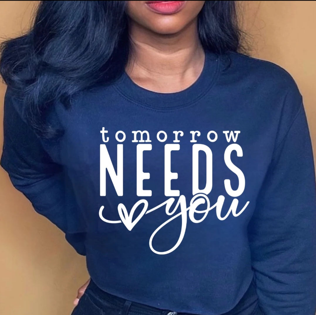 Tomorrow needs you - short sleeve - Cervivorqueen Fashion LLC